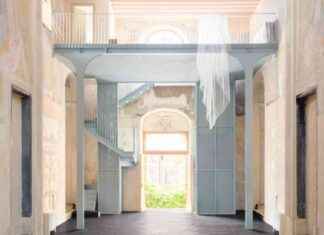 Italian Church Transformed into Event Venue with Mezzanine Addition talian-church-transformed-into-event-venue-with-mezzanine-addition