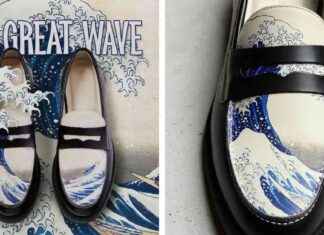 Artistic ‘Great Wave’ Penny Loafers for Statement-Making Style artistic-great-wave-penny-loafers-for-statement-making-style