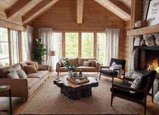 Cozy Log Cabin Interior Refresh: Before & After Transformation cozy-log-cabin-nterior-refresh-before-after-transformation