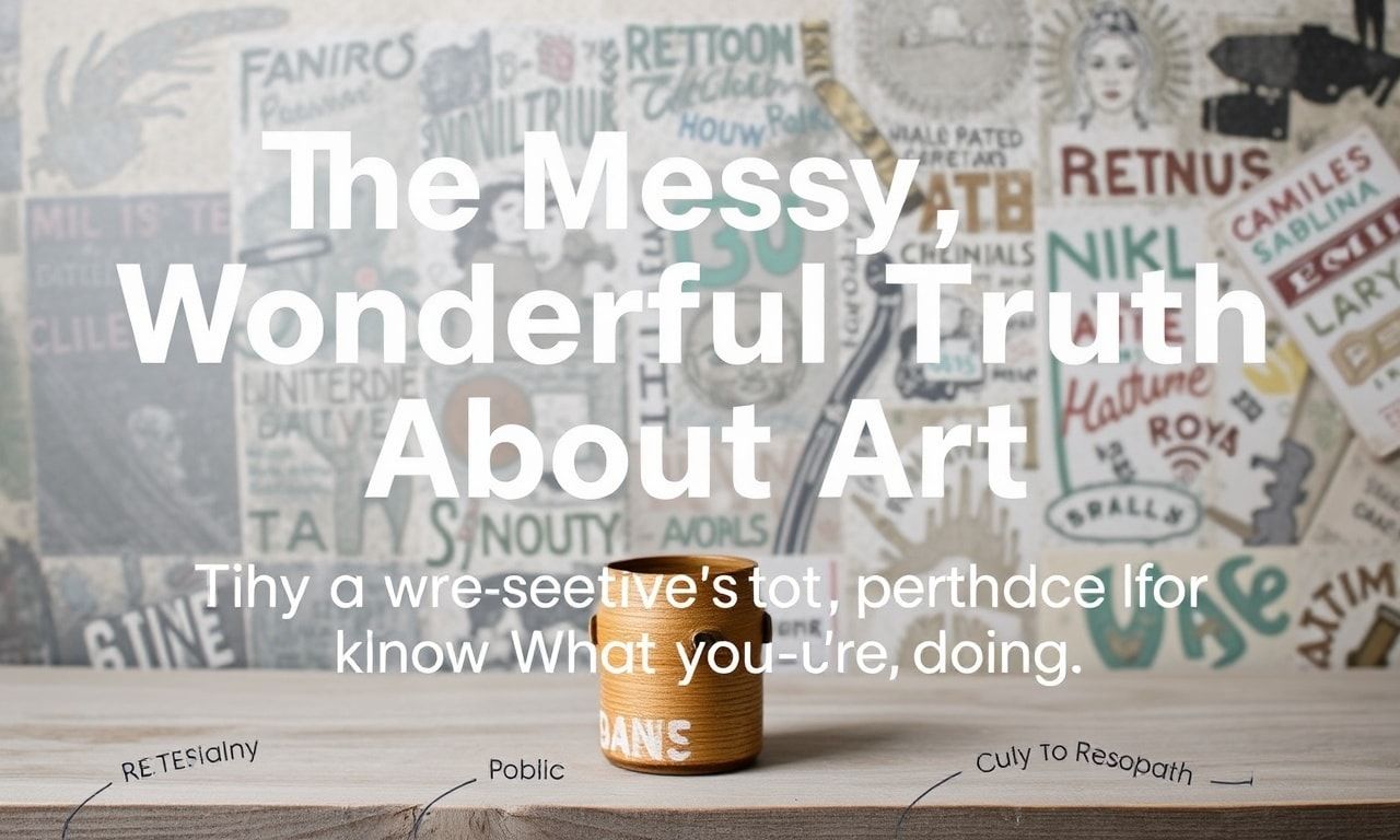 The Messy, Wonderful Truth About Art: Why We Need to Stop Pretending We Know What We're Doing
